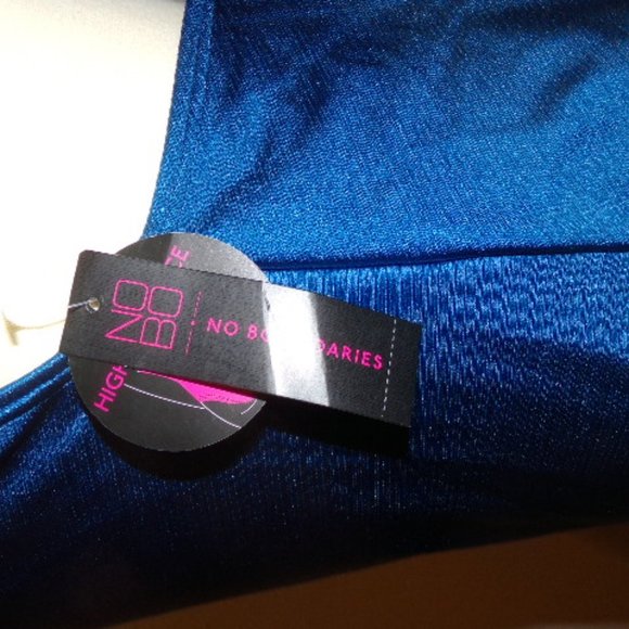 NWT No Boundaries Size XL (15-17) Earth Blue Front Zipper Closure - Picture 3 of 5